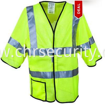 High Visibility Yellow Mesh Safety Vest (3)